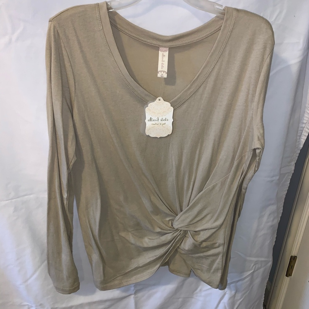 Tan Altard State Twist Top